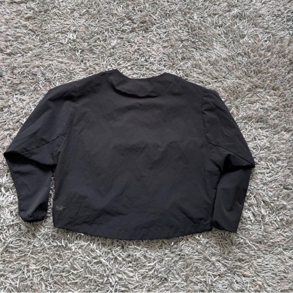 Arc'teryx Contenta Pullover Cropped Light Weight Top Black Size XS - Picture 5 of 8